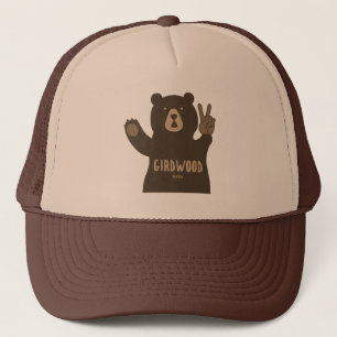 Girdwood Alaska Peace Beer Trucker Pet