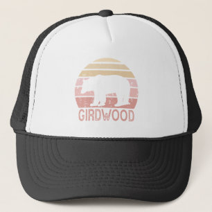 Girdwood Alaska Retro Beer Trucker Pet