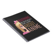 Girl Anime lover Manga Cosplay Fan Teen Notitieboek (Rechterzijde)