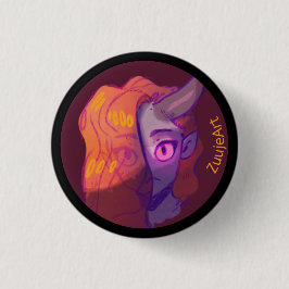 Girl, anime, ronde button 3,2 cm