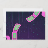 Girl Arcade Anniversaire Fête Photo Invitation (Dos)