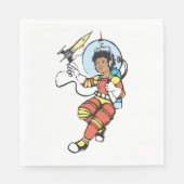 Girl Astronaut Servet (Voorkant)