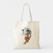 Girl Astronaut Tote Bag (Achterkant)