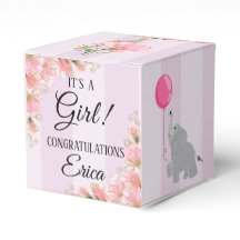 Girl Baby Shower 2"w x 2"l x 2"h