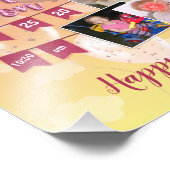 Girl Baby's Keepomwille First Year Cute Photo Coll Foto Afdruk (Hoek)