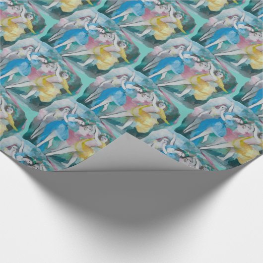 Girl Ballerina Dancers Thunder_Cove Cadeaupapier (Hoek)