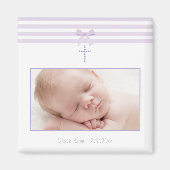 Girl Baptism/Christening Favor - Foto Magnet Magneet (Voorkant)