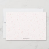 Girl Baptism Watercolor Pink Floral Invitations (Dos)
