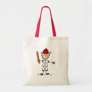 Girl Baseball Player Tshirts en Gifts Tote Bag