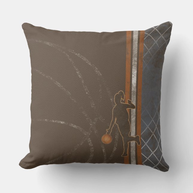 Girl Basketball Pillow Kussen (Voorkant)
