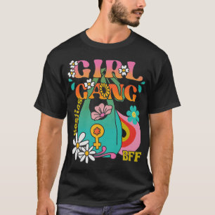Girl BestFriend Besties Boho Hippie Groovy 70s BFF T-shirt