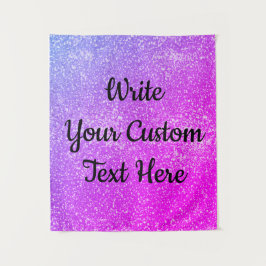 Girl Birthday Party Photo Booth Backdrop Sparkle Wandkleed