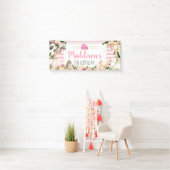 Girl Boerderij Birthday banner (Insitu)