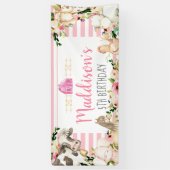 Girl Boerderij Birthday banner (Verticaal)