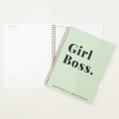 Girl Boss Babe Small Business Eigenaar Planner (Display)