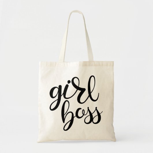 Girl Boss Canvas tas (Voorkant)
