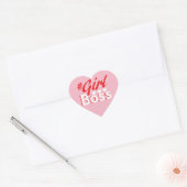 Girl Boss Hart Sticker (Envelop)