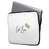 Girl Boss Laptop Case (Voorkant Links)