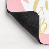 Girl Boss | Meisjes White Swan & Polka Dot Muismat (Hoek)