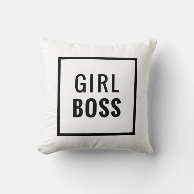 Girl Boss Pillow Kussen (Voorkant)