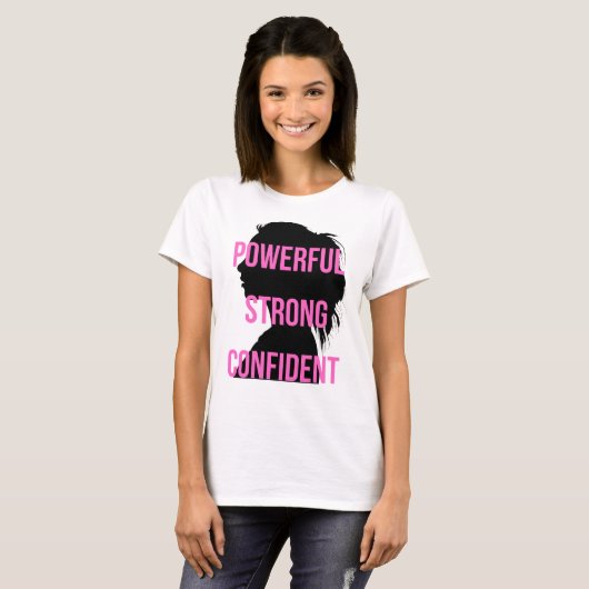 Girl Boss Pink Black T-shirt (Voorkant volledig)