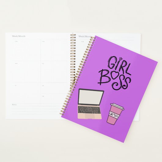 Girl Boss Planner met hardcover (Display)