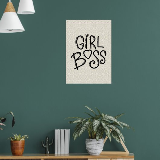 Girl Boss Poster (Woonkamer 1)