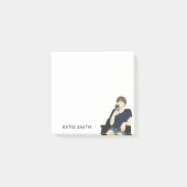 Girl Boss Selfie Post-it® Notes (Voorkant)