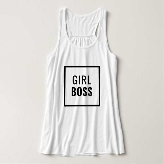 Girl Boss Tank (Design voorkant)
