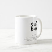 Girl Boss - Vrouw Entrepreneur Koffiemok (Voorkant rechts)