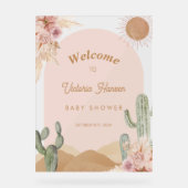 Girl Cactus Desert Baby Shower Southwestern (Recto)