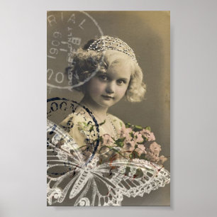 Girl Collage Poster