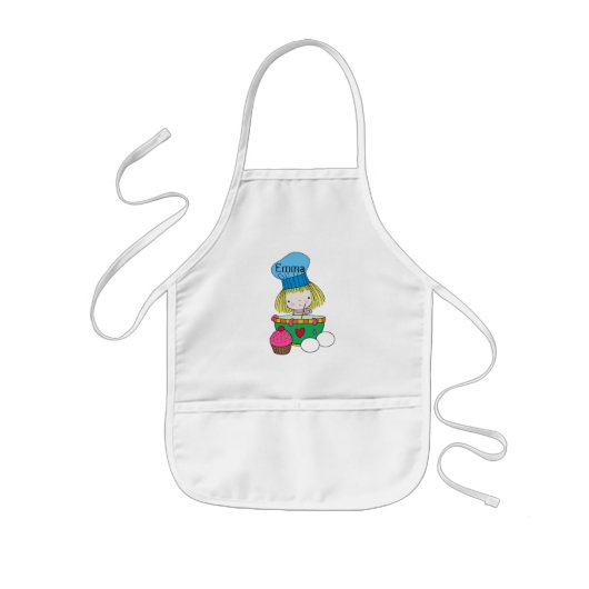 Girl Cook Apron Kinder Schort (Voorkant)