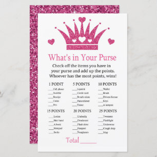 Girl Crown Wat zit er in je baby shower met handta