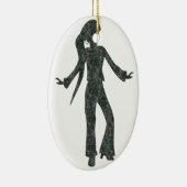 Girl Dancing Keramisch Ornament (Rechts)