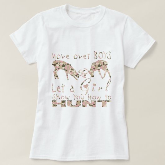 GIRL DEER HUNTER T-SHIRT (Design voorkant)
