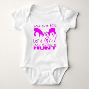 GIRL DEER HUNTING ROMPER