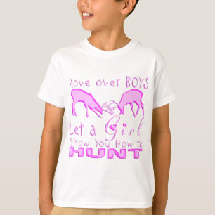 GIRL DEER HUNTING T-SHIRT