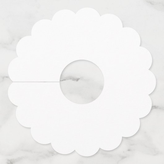 Girl Diaper Pin Wijnglaslabel (Achterkant)