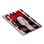 Girl Drawing Notitieboek (Rechterzijde)