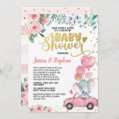 Girl Drive beroemd gemaakt door Baby shower Parade Kaart (Voorkant / Achterkant)