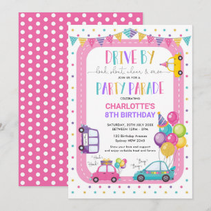 Girl Drive beroemd gemaakt door Birthday Parade Qu Kaart