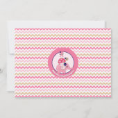 Girl Elephant Ellie Baby Shower Invitations (Dos)