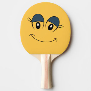 Girl Face Ping Pong Paddle Tafeltennisbatje