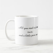 Girl Fairy met gele Wings Coffee-Mok Koffiemok (Links)