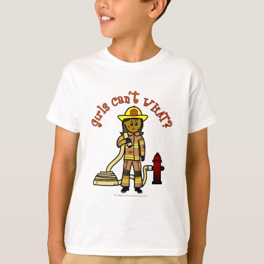 Girl Firefighter T-shirt (Voorkant)