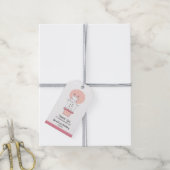 Girl First Birthday Giraffe Favor Cadeaulabel (Met Touw)