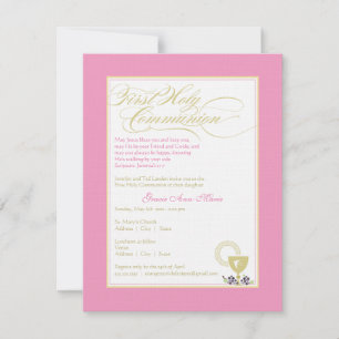 Girl First Community Invitation - Roze Kaart
