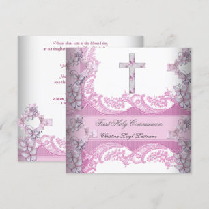Girl First Heilige Commune Lace Pink Kaart