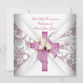 Girl First Heilige Commune White Pink Kaart (Voorkant)